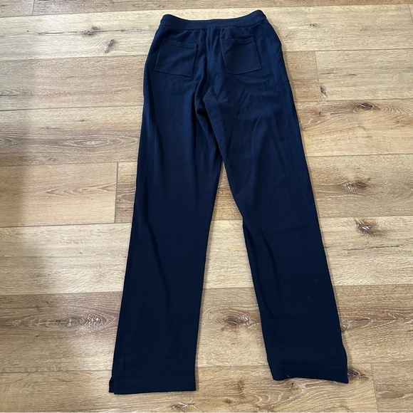Quince Womens 100% Mongolian Cashmere 2.0 Straight Leg Pants True Navy Sz S NWOT - Picture 10 of 10